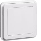 Blind plug insert surface-mtd/flush-mtd, W.1, p. white, matt, plastic