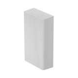 BRK ES70130 lgr  SIGNA BASE end piece, 34x137x73, light gray Polycarbonate/Acrylonitrile butadiene styrene