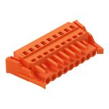 1-conductor female connector CAGE CLAMP® 2.5 mm² orange