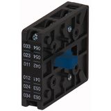 Auxiliary contact, 2N/O+1N/C, for P5, 250A, flush mounting