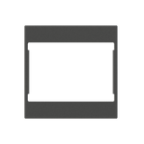 CP-MD-N2WLAN Cover plate Anthracite - Zenit