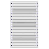 Multi-module distribution board 5M-42K,H:1995 W:1180 D:200mm