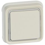 Switch Plexo IP 55 - 2-way - 10 AX - 250 V~ - flush mounting - white