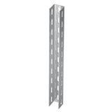 US 5 60 A4  U profile, perforated on three sides, 50x50x600, Stainless steel, material 1.4571 A4, 1.4571 without surface. modifications, additionally treated