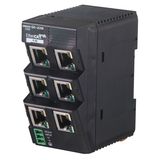 6-port EtherCAT Junction module, 24 VDC power supply, with node switch