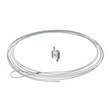 QWT S 1 5M G Suspension wire with loop 1x5000mm
