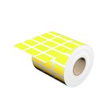 Device marking, Self-adhesive, halogen-free, 30 mm, Polyester, yellow