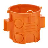 Flush mounted junction box S60DF orange