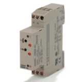 Timer, DIN rail mounting, 17.5 mm, 24-230 VAC/24-48 VDC, on-delay, 0.1 H3DS8009D