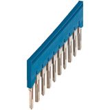 PLUG-IN BRIDGE, 10PTS FOR 6MM² TERMINAL BLOCKS, BLUE