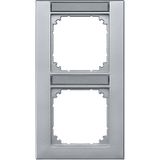 M-PLAN frame, can be labeled twice, vertical installation, aluminum