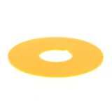 Yellow E-stop name plate A16 6115E