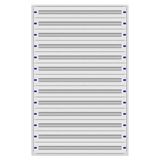 Multi-module distribution board 5M-39L,H:1855 W:1180 D:200mm