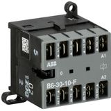 B6-30-10-F-85 Mini Contactor 380 ... 415 V AC - 3 NO - 0 NC - Flat-Pin Connections