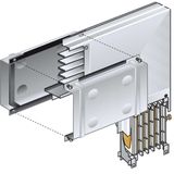 ZU50400411 Vertical elbow for prefabricated electrical conduit MR 250A type B