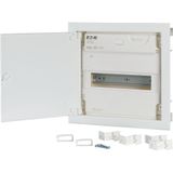 Compact distribution board-flush mounting, 1-rows, super-slim sheet steel door