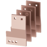 Connection lugs distribution busbar up to 4x30x10 mm system: non-cascaded, main busbar: front or rear, position: left top, right bottom, D: 400, 800