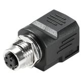 RJ45 plug adapter, IP67, Connection 1: RJ45, Connection 2: M12, Shield