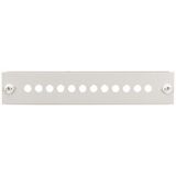 Front plate RMQ, for HxW=100x600mm, white