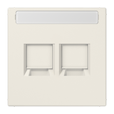 Centre plate for MJ f. 2 sockets LS1969-2NAWE