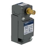 Limit switch, 9007, 9007C 1 NO/NC, rotary head, CW+CCW, maintained