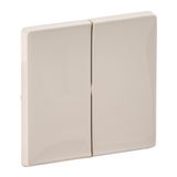 Cover plate Valena Life - 2-gang - ivory