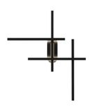 Modern Halo Wall lamp Black