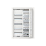 CU25VMW ComfortLine Compact distribution board, Flush mounting, 60 SU, Isolated (Class II), IP30, Rows: 5, 864 mm x 615 mm x 125 mm