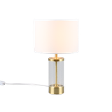 Grazia table lamp E14 matt brass/white