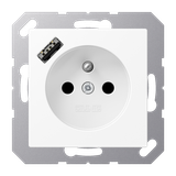 SCHUKO socket with USB type AC A1520F-18ASWM