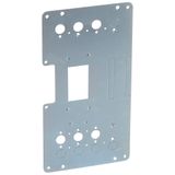 Mounting plates  XL³ 4000 for 1 plug-in DPX³ 250 in supply invertor - vertical