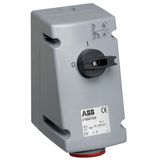 ABB416MI6WN Industrial Switched Interlocked Socket Outlet UL/CSA