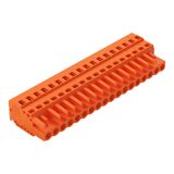 1-conductor female connector CAGE CLAMP® 2.5 mm² orange