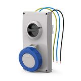 INTERLOCK.SOCKET 63A 2P+E 6h