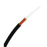 Coaxcable RG59 B/U, 75Ohm, MIL C 17, PVC, Eca, black