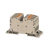 Feed-through terminal block, PUSH IN, 35 mm², 1000 V, 125 A, Number of