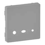 Cover plate Valena Life - source input with power supply - aluminium