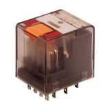 Plug-in Relay 14 pin 4 C/O 12VAC 6A, series PT