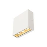 BIG QUAD UP/DOWN wall lamp, 6x1W, 3000K, IP54, square, white