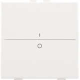 Single key with 'I' and '0' symbols for wireless switch or push button