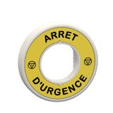 VERL,RING ARRET URGENCE 24VACDC ROOD