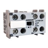 Auxiliary contact block for mini Contactors LA1, 1NO+1NC