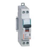 Phase+Neutral circuit breaker DNX³4500 6kA inlet and outlet screw terminal - 1P+N 230V~ 3A curve C - 1 module