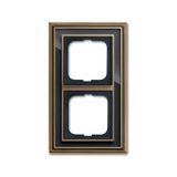 1722-845-500 Cover Frame Busch-dynasty® antique brass anthracite