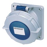 Mennekes Panel mounted recept., 32A3p6h230V, IP67 3573