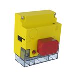 Direct emergency rotary control for DPX³250 HP magnetic circuit breaker only - red/yellow