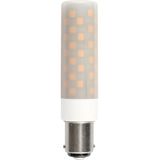 LED Ba15d Tube T18x80 230V 660Lm 6W 830 AC/DC Opal Dim