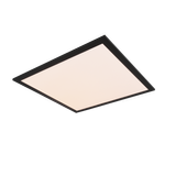 Gamma LED ceiling lamp 45x45 cm matt black