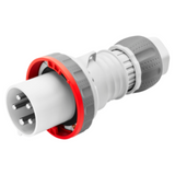 STRAIGHT PLUG HP - IP66/IP67/IP68/IP69 - 3P+N+E 63A 346-415V 50/60HZ - RED - 6H - MANTLE TERMINAL