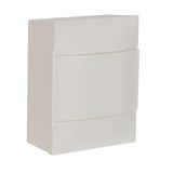 LEGRAND 1X4M SURFACE CABINET WHITE DOOR EARTH TERMINAL BLOCK